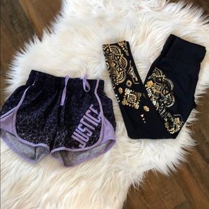 Justice athletic gear